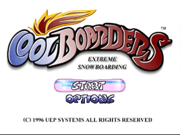 Cool Boarders (EU) screen shot title